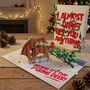 F*Cking Deer! Funny Christmas Card With Cheeky 3D Pop Ups, thumbnail 1 of 9