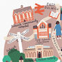 Dulwich Illustrated London Map, thumbnail 3 of 6