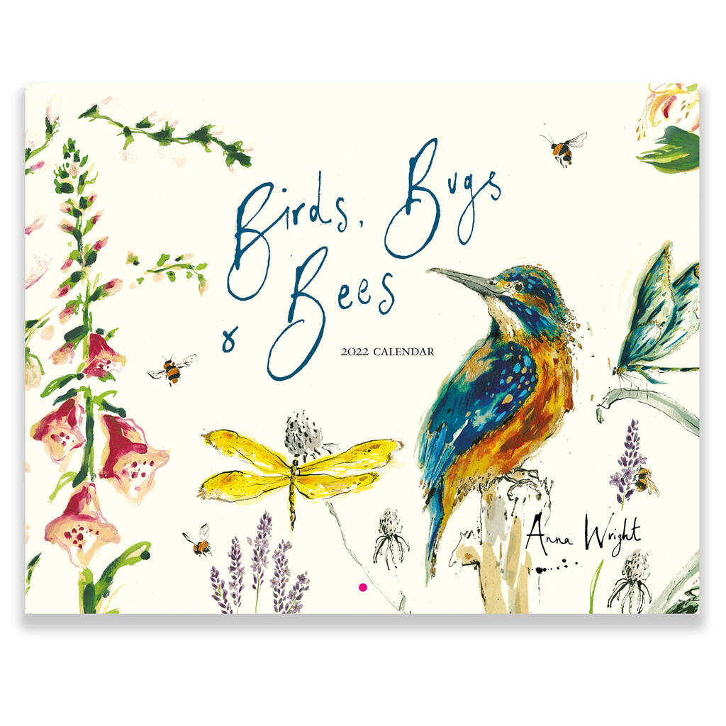 2022 Calendar Birds, Bugs And Bees, 1 of 12