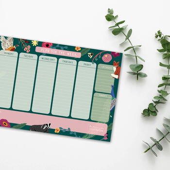 A4 Woodland Weekly Planner, 2 of 3