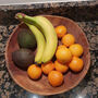 Small Teak Root Table Bowl 30cm Handcrafted Wood Design, thumbnail 7 of 10