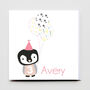 Super Cute Happy Birthday Girl Penguin Card, thumbnail 1 of 2