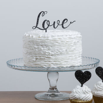 Script Love Cake Topper, 3 of 4