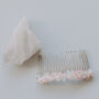 Semi Precious Crystal Cluster Bridesmaid Haircomb, thumbnail 3 of 12
