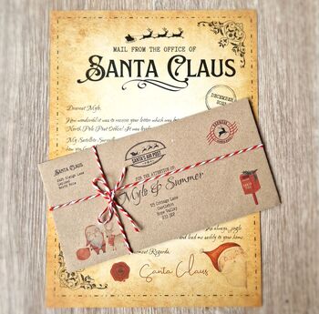 Personalised Letter From Santa With Wax Seal, 4 of 6