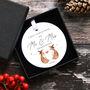 First Christmas Married Personalised Bauble, thumbnail 2 of 6
