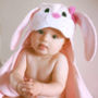 Personalised Bunny Children's Hooded Towel, thumbnail 6 of 7