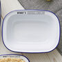 Personalised Enamel Pie Dish For Her, thumbnail 1 of 5