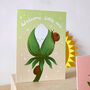 Welcome Little One Illustrated Greetings Card, thumbnail 1 of 6