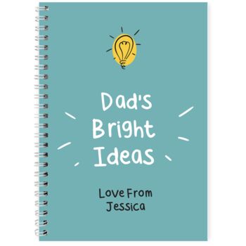 Personalised Bright Ideas A5 Notebook, 4 of 4