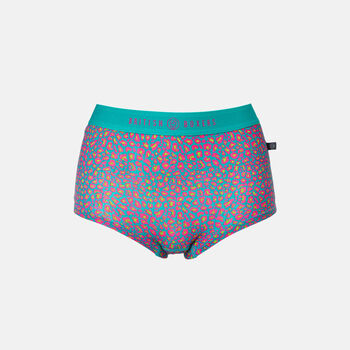 Women's 'Wild Cat' Four Pack Bamboo Hipster Briefs, 2 of 12