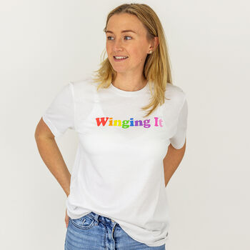 'Winging It' Organic Cotton T Shirt, 4 of 4