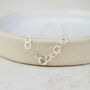 Sterling Silver Mini Star Chain Bracelet, thumbnail 3 of 4