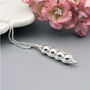 Sterling Silver Peapod Necklace, thumbnail 1 of 4
