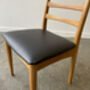 Four Mid Century Dining Chairs By Schreiber Furniture, thumbnail 8 of 12