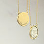 Personalised 80th Birthday Gold Tone Sixpence Necklace, thumbnail 2 of 9