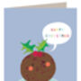 Christmas Pudding Greetings Card, thumbnail 2 of 5