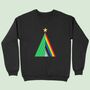 Lgbt+ Gay Rainbow Christmas Tree Jumper, thumbnail 2 of 2