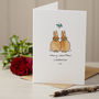 Personalised ‘Lovebunnies’ Handmade Card, thumbnail 6 of 6