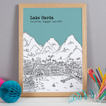 Personalised Lake Garda Print, 6 of 10