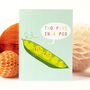 Mini Twin Peas Card, thumbnail 4 of 5