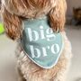 Big Sis Or Bro Pastel Dog Bandana, thumbnail 2 of 8