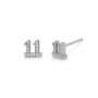 Laila 11:11 Stud Earrings | 925 Sterling Silver, thumbnail 3 of 8