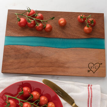 Personalised Carved Heart River Board, 3 of 8