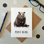 Papa Bear Father's Day Card, thumbnail 1 of 2