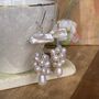 Pearl Abstract Cluster Dangle Earrings, thumbnail 1 of 3