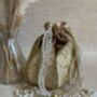 Light Gold Potli/Wrist Bag, thumbnail 3 of 6