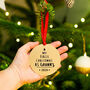 'First Christmas As Grandma' Christmas Decoration Bauble, thumbnail 2 of 7