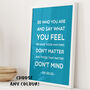 Dr Seuss 'Be Who You Are' Quote Print, thumbnail 1 of 9