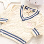 Luxury Cotton Knitted Baby Cricket Gift Set, thumbnail 9 of 11