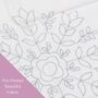 Florally – A Stitchdoodles Hand Embroidery Kit, thumbnail 7 of 9