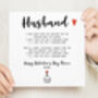 Valentines Day Card, Song Lyrics Card, thumbnail 2 of 3