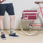 Retro Style Messenger Bicycle Pannier Bag, thumbnail 8 of 11