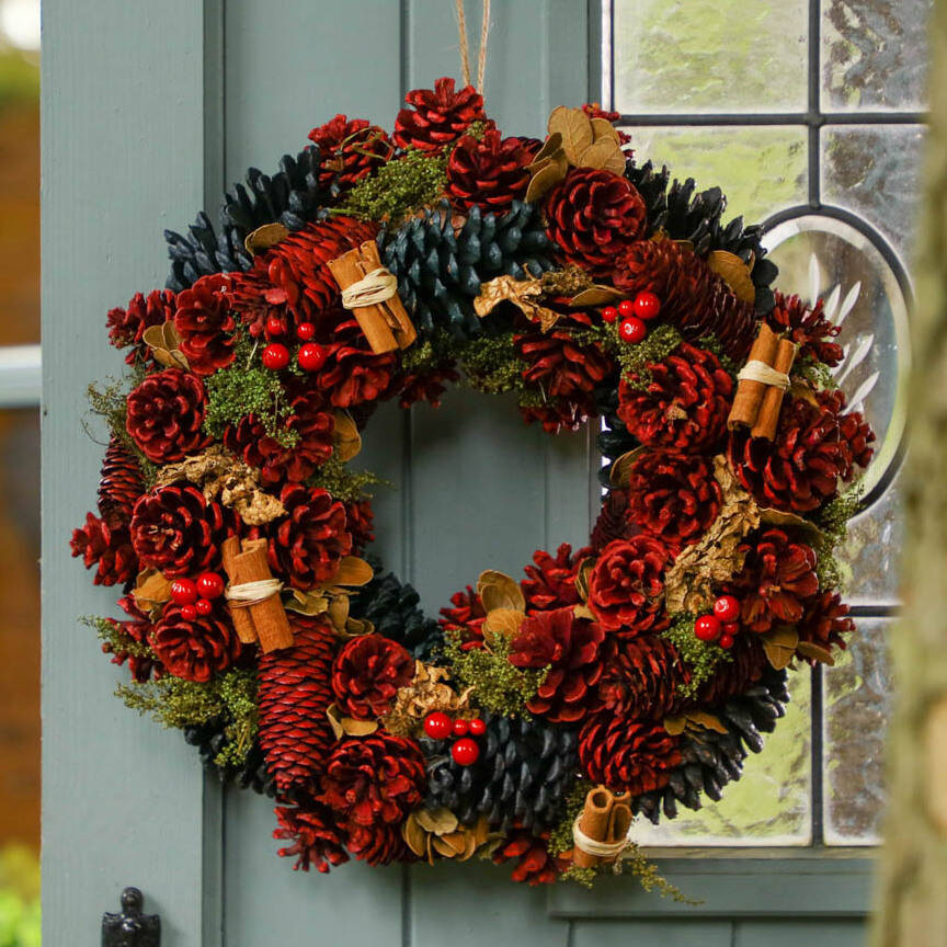 Winter Woodland Luxury Christmas Wreath, 1 of 5