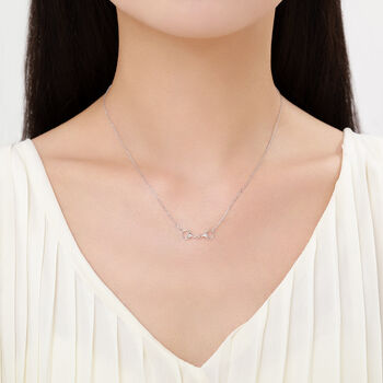 Snaffle Bit Necklace In Sterling Silver, 7 of 12