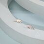 Cute Red Panda Stud Earrings In Sterling Silver, thumbnail 5 of 9