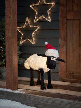 Shaun The Sheep™ LED Light Up Plug In Christmas Figure, 6 of 9