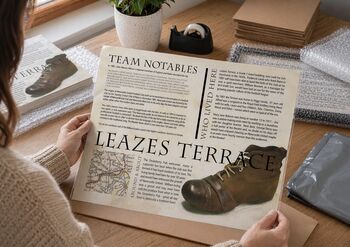 Football Fan Gift History Print Of Your Club, 4 of 5