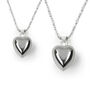 Mother And Daughter Heart Necklace Set, thumbnail 2 of 4
