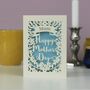 Personalised Papercut Happy Mother's Day Card, thumbnail 7 of 10