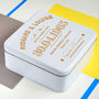 Personalised 50th Golden Anniversary Tin, thumbnail 4 of 6