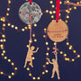 Lasso The Moon Christmas Decoration, thumbnail 1 of 6