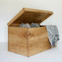 Handmade Wooden Blanket Box Storage Chest, thumbnail 1 of 12