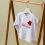 Personalised Our Little Valentine Kids Sweatshirt, thumbnail 4 of 6