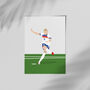 Chloe Kelly 2025 England Euros Print, thumbnail 3 of 4