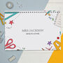 Personalised Teacher Desk Planner A4, thumbnail 3 of 6